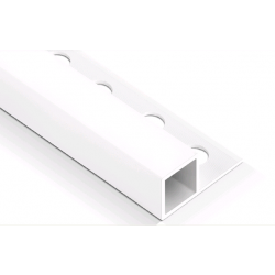 PVC EDGING STRIP FOR TILES WHITE