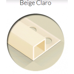 ESQUINERO / CANTONERA PVC CERRADO BEIGE CLARO 2,60m