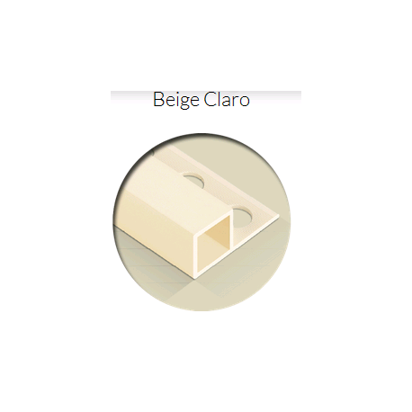 ESQUINERO / CANTONERA PVC CERRADO BEIGE CLARO 2,60m