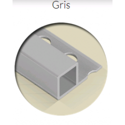 PVC EDGING STRIP FOR TILES GRIS