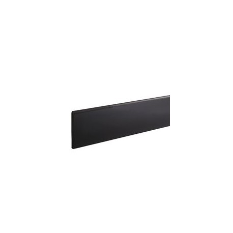 RODAPIE NEGRO MATE 8x60cm, STD