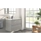 BATHROOM HUNG FURNITURE WITH TWO DRAWERS, 60CM
