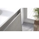 BATHROOM HUNG FURNITURE WITH TWO DRAWERS AND MIRROR, 60CM
