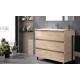 MUEBLE DE BAÑO OROSI 60cm. DE 3 CAJONES + LAVABO + ESPEJO LED 