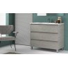 BATHROOM FURNITURE CABINET OROSI WITH THREE DRAWERS, 100CM