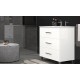 BATHROOM FURNITURE CABINET OROSI WITH THREE DRAWERS, 60CM