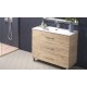 BATHROOM FURNITURE CABINET OROSI WITH THREE DRAWERS, 60CM