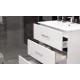 BATHROOM CABINET  WITH THREE DRAWERS AND MIRROR, 60CM