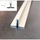 LISTELO ALUMINIO DOBLE ALA MATE 4x11mm x 2,50m