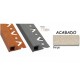 LISTELO FIBRA COLOR BEIGE 12x12mmx2,50m