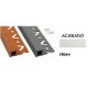 LISTELO FIBRA COLOR CREMA 12x12mmx2,50m