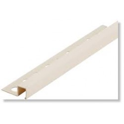 LISTELO DE PVC MARFIL 10x10mm x2.70m