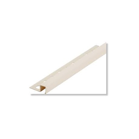 LISTELO DE PVC MARFIL 10x10mm x2.70m