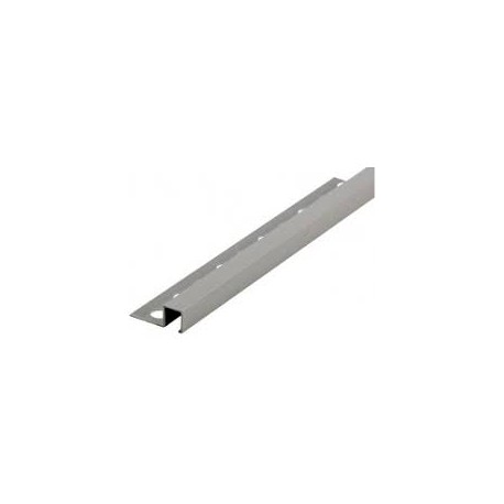 LISTELO DE PVC GRIS 10x10mm x2.70m