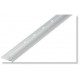 GUARDACANTO DE ALUMINIO LISO ABIERTO BLANCO LACADO 10mm  2,5m