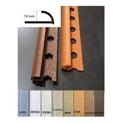 GUARDACANTO FIBRA COLOR ARENA 10mmx2,50m
