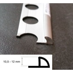 Tile Aluminium Edging Strip Silver Slim 4,5mm  2,5m