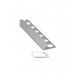 PERFIL BISEL PLATA MATE 10mm  2.5m