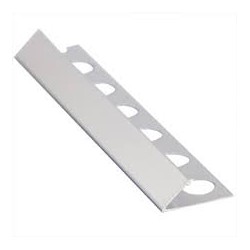 PERFIL BISEL 45º PLATA BRILLO 10mm  2.5m