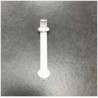 CENTRAL JOINT COMPLEMENT ALUMINUM BASEBOARD ROUND EDGE MATTE SILVER 70mm