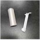 UNIÓN EXTERIOR RODAPIÉ ALUMINIO CANTO REDONDO PLATA MATE 70mm 