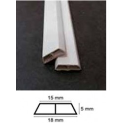 JUNQUILLO PVC MONOCAPA BLANCO