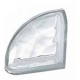 PURE NEUTRO TERMINAL CURVO ONDULADO 19x19x8cm