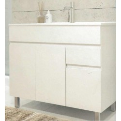 MUEBLE DE BAÑO CLIFF 80cm. DE 3 PUERTAS + 1 CAJON + LAVABO