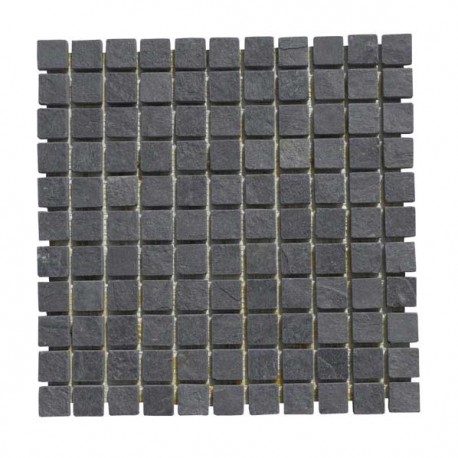 NATURAL STONE MOSAIC MOS-11 BLACK  30,5x30,5cm.