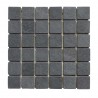 NATURAL STONE MOSAIC MOS-12 BLACK  30,5x30,5cm.