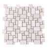 NATURAL STONE MOSAIC MOS-13 ATHENS GRAY  30,5x30,5cm.