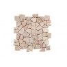 IRREGULAR NATURAL STONE MOSAIC MOS-102 PINKYSH 30x30cm.
