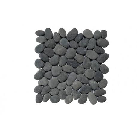 RINATURAL STONE IRREGULAR MOSAIC  MOS-202 BLACK 30x30cm.