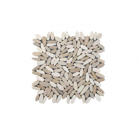 IRREGULAR MOSAIC NATURAL CUT STONE MOS-211 30x30cm.