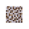 MOSAICO PIEDRA, METAL Y CRISTAL MOS-504 30x30cm.