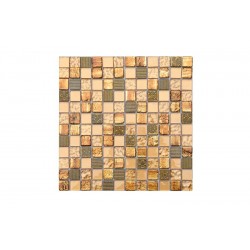 STONE, METAL & GLASS MOSAIC MOS-512  30x30cm.