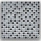 MOSAICO PIEDRA, METAL Y CRISTAL MOS-543 30x30cm.