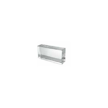CRYSTAL BLOCK TRANSPARENTE 20x10x5cm