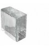 CRYSTAL BLOCK TRANSPARENTE 10x10x5cm