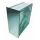 GLOSS CHROME STRAIGHT ALUMINUM TERMINAL PROFILE 1m.