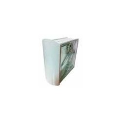 PERFIL TERMINAL ALUMINIO CURVO BLANCO 1m.