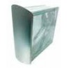 PERFIL TERMINAL ALUMINIO CURVO PLATA MATE 2,5m.