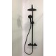 BLACK COLUMNA DE DUCHA TERMOSTATICA GEDY STAR MIX 00