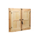 VENTANA DE MADERA 120x120cm