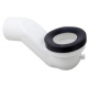 CODO EVACUACION WC VERTICAL Ø110mm 21cm
