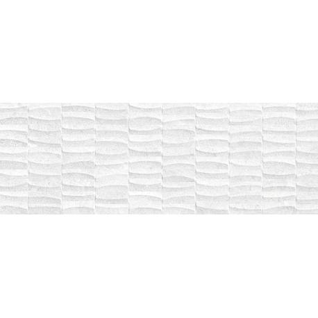TRIMESTONE DECOR WHITE MATE 33,3x100cm, COM