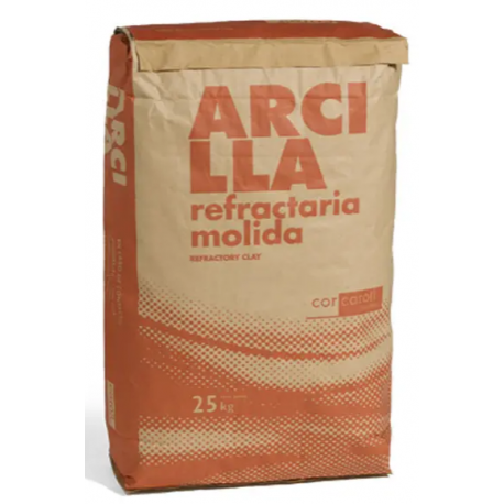 ARCILLA REFRACTARIA 25Kg