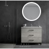 FUJI COMPLETE BATHROOM FURNITURE 80cm COLOR ICEMENT