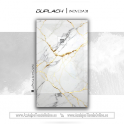 PLATO DE DUCHA 70x70cm 3D STONE PLUS MARMOL BLANCO ORO
