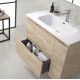 MUEBLE DE BAÑO COMPLETO KULA 80cm COLOR NATURE